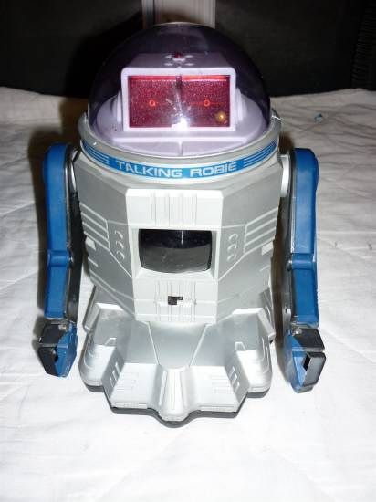   Vintage Talking ROBIE the ROBOT RADIO SHACK LIGHT UP TOY DISCONTINUED