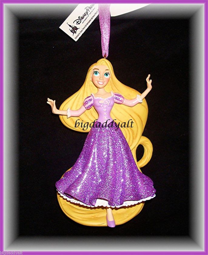 DISNEY TANGLED RAPUNZEL FIGURINE HOLIDAY CHRISTMAS TREE ORNAMENT 