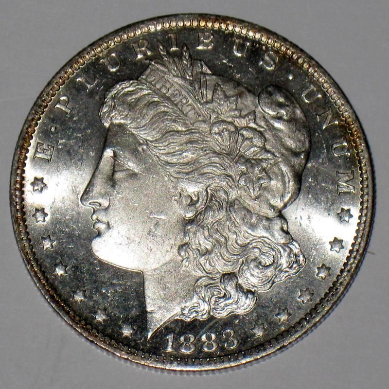 USA MORGAN SILVER DOLLAR 1883 O GEM UNC #1  