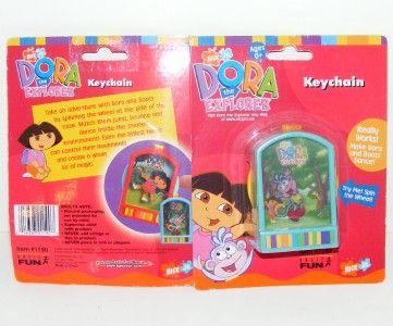 NEW Dora the Explorer Dancing BOOTS Monkey KEYCHAIN Toy Backpack CLIP 