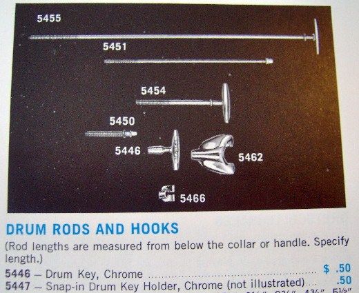 Vintage Gretsch Drum Tuning Key  MINT  Gretsch Quality  