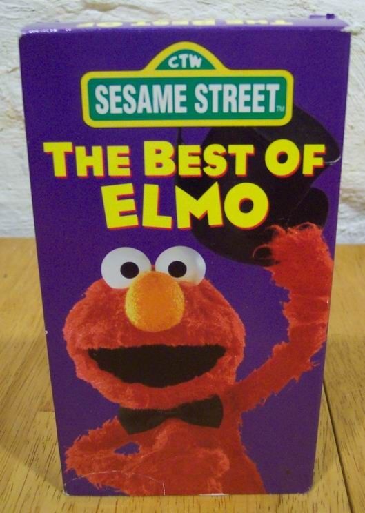 SESAME STREET The Best of Elmo VHS VIDEO 1994 074645122939  