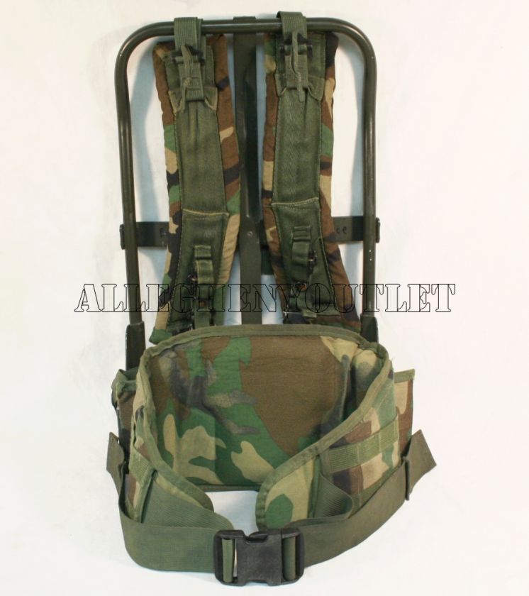 USGI MILITARY ALICE Frame & Camo Straps / MOLLE Belt  