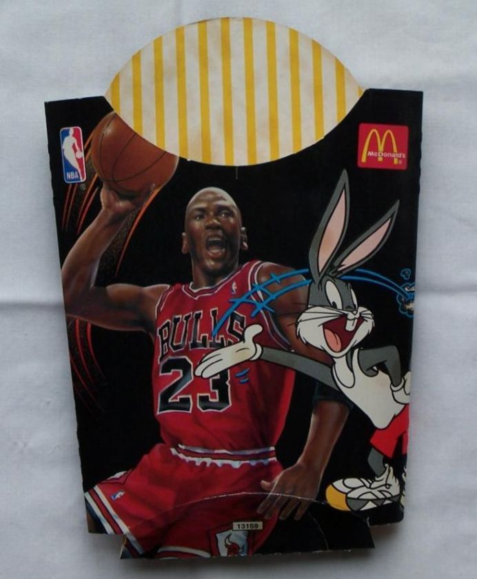 MICHAEL JORDAN MCDONALDS FRENCH FRY HOLDER  