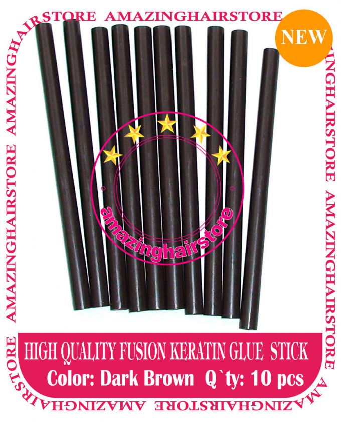 Big Keratin Fusion Glue Stick Nail Hair Product D.Brown  