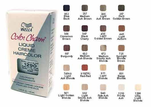 WELLA LIQUID HAIR COLORS COLOR CHARM Pick  