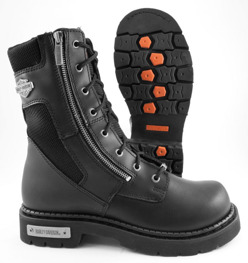 HARLEY DAVIDSON PARASPINNA 9 inch BOOT WITH ZIPPER MED 018472855417 