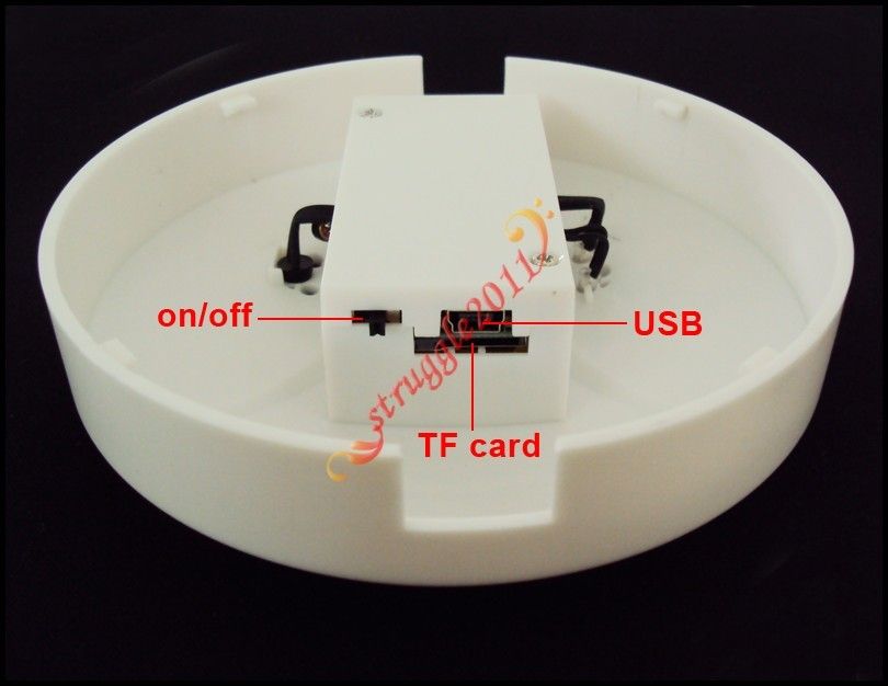   Detector Alarm Home security system hidden Spy Camera Recorder  