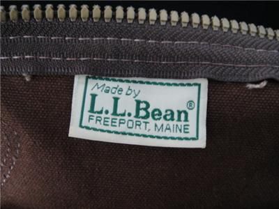 VINTAGE L.L. BEAN DUFFLE, GYM BAG  