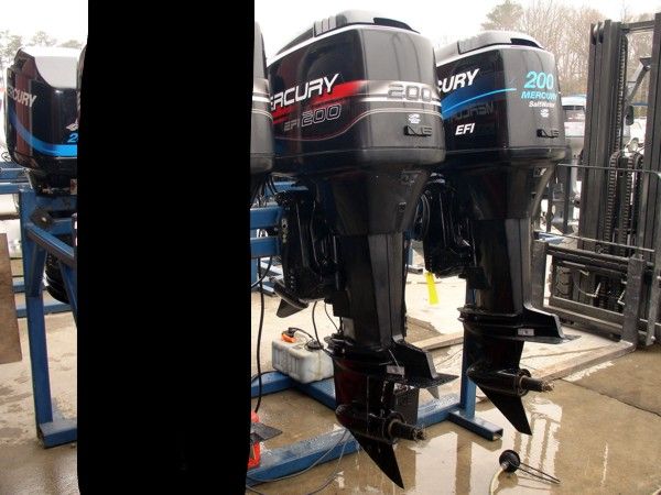 2000 MERCURY 200 HP 2 STROKE OUTBOARD MOTOR 25 SHAFT BOAT ENGINE RUNS 