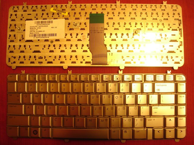 OEM HP Pavilion DV5 1160US DV5 1235DX Keyboard Silver  