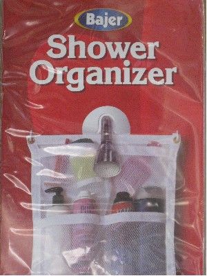 BAJER MESH SHOWER ORGANIZER SHOWER KING HEAD OR ROD  