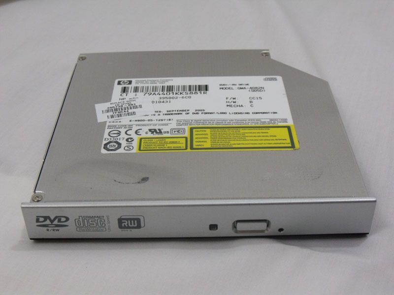 HP, Compaq Presario V2000, laptop, Compact disk, DVD + Re Writable 