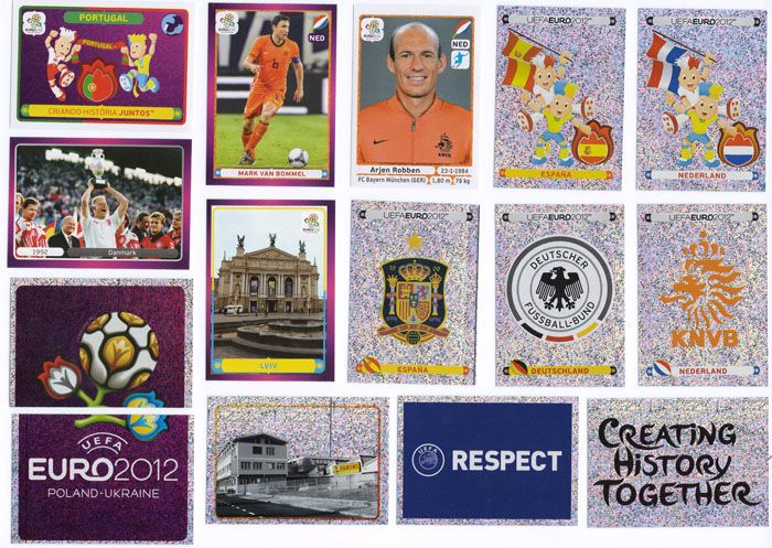   2012 COMPLETE SET   LOOSE STICKERS   SEALED PACKETS   BRAZIL  