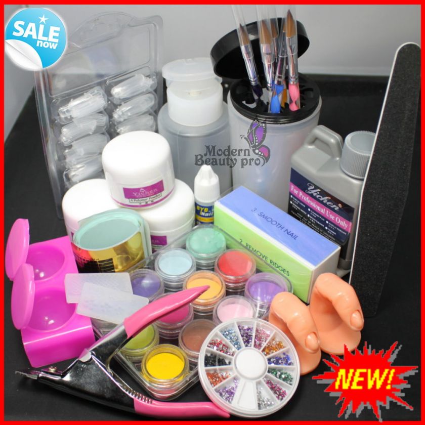   tip kit set full kit of acrylic nail art professional nail art tools