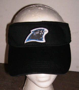 CAROLINA PANTHERS sun visor NFL patch hat logo  