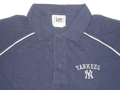 MLB New York Yankees Mens Polo Shirt 2XLarge  