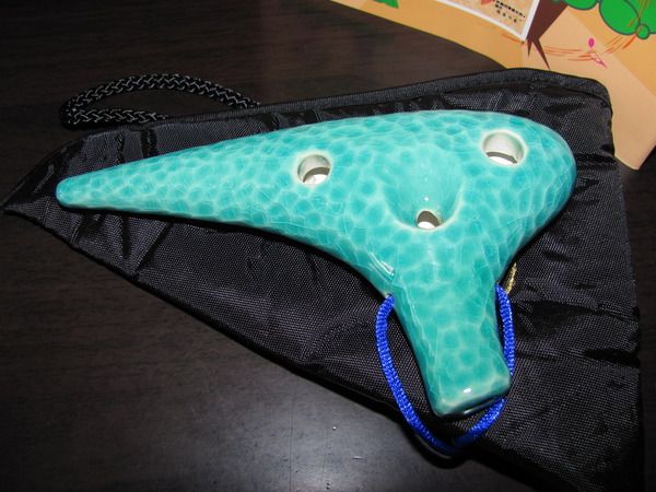 12 Hole Soprano Ocarina Enigma with Pouch & Songbook  