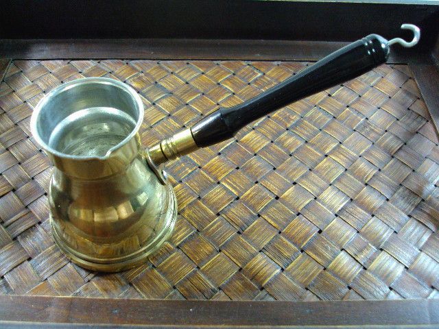 Brass Turkish Coffee Maker Pot Ibrik SIZE NO5  5cups  