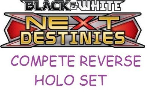 Pokemon Card Complete Reverse Holo Set BW Next Destinies 87 Cards 