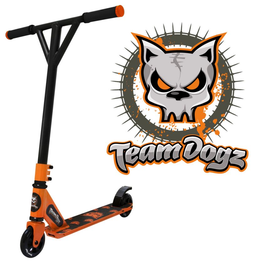 TEAM DOGZ ® PRO PUSH SKATE PARK STUNT STREET KIDS SCOOTER 360 DECK 