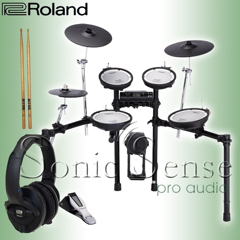 Roland TD4KX2 TD 4K X2 V Drums Electronic Kit KX2 w Headphones Throne 