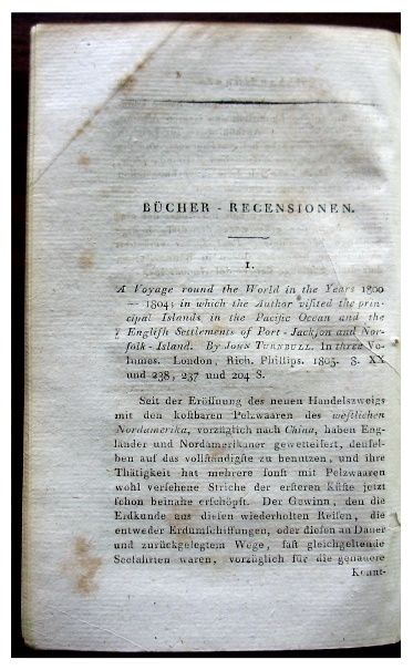   der Societats  und Sandwich Inseln in ihrem gegenwartigen Zustande