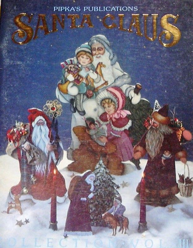 SANTA CLAUS 3 Pipka Ulvilden & Painting Book OOP  