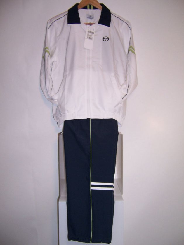 SERGIO TACCHINI TRACKSUIT TOP BOTTOM BOYS S M L XL WHT  