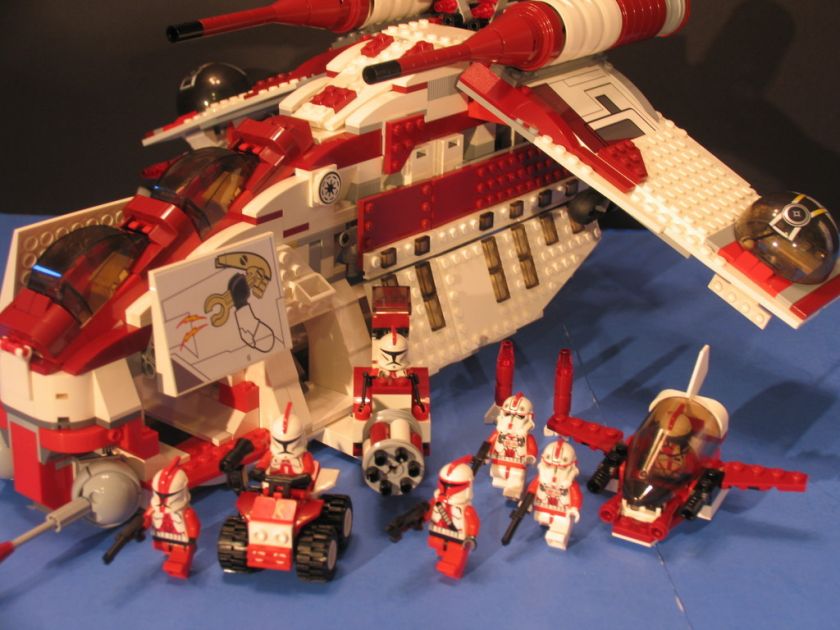 LEGO® Brick STAR WARS Custom CLONE WARS MAROON & RED SHOCK REPUBLIC 