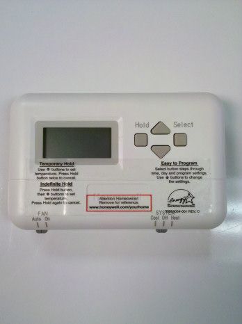 Honeywell T8001c 1019 Heat Cool Programmable Thermostat On Popscreen