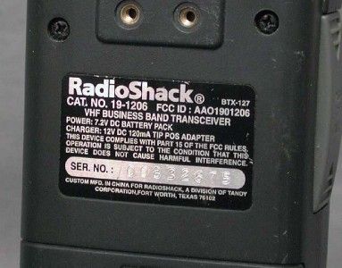 Radio Shack FM Transceiver BTX127 MURS Radio/Maxon GMRS MSI 21 Parts 