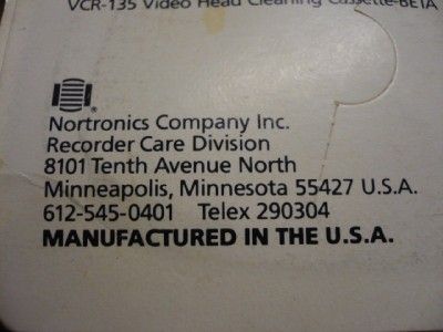 Nortronics VCR 205 Video Head Demagnetizer Tape Deck Audio Video 