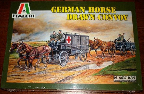 Italeri 135 German Horse Drawn Convoy #6437  