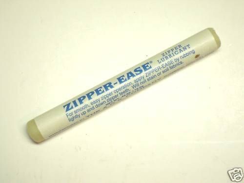   Zipper Lube   Smooth it out wax oil grease for Scuba zippers  